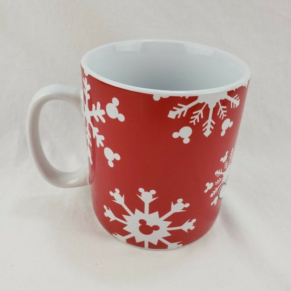 Disney Minnie Mouse Coffee Mug Cup Galerie Christmas Red XL Oversized - Picture 3 of 5